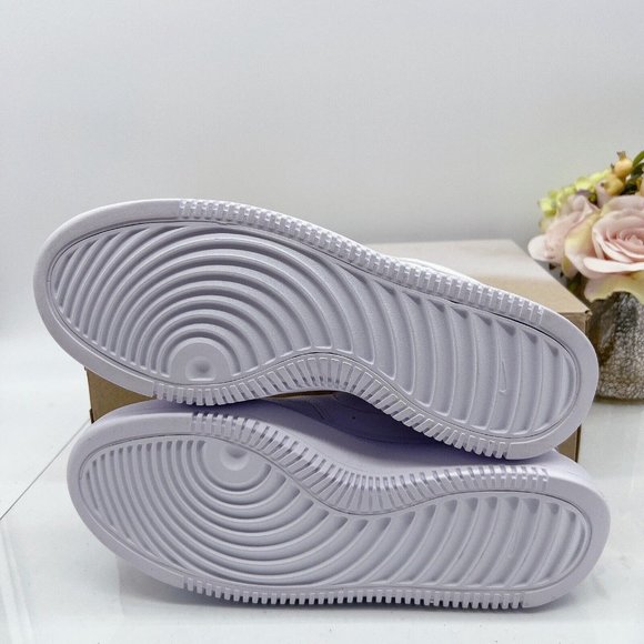 Nike Court Vision Alta LTR White Platform Sneaker Shoe DM0113-100 Womens US 12 - Picture 10 of 13